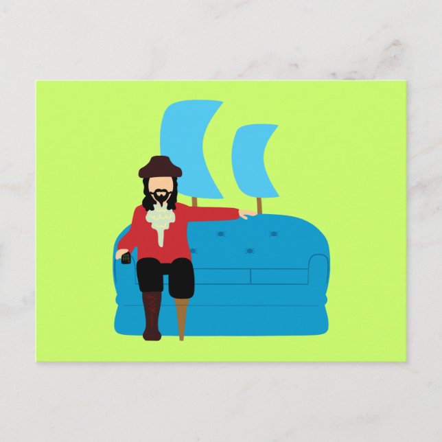 Sofa Pirate Postkarte (Vorderseite)