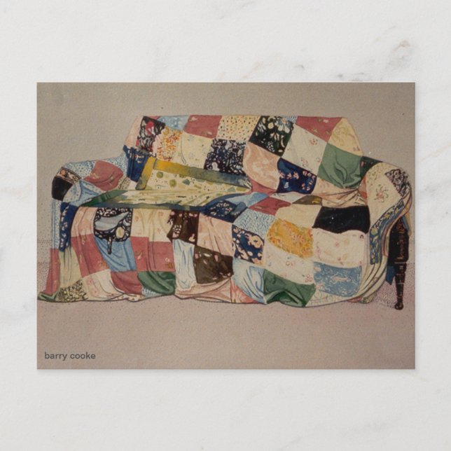 Sofa Postkarte (Vorderseite)