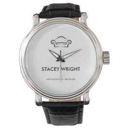 Sofa Schwarz Silhouette Polster weiß Armbanduhr