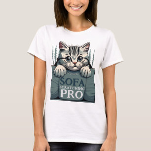 Sofa Scratching Pro Cat T - Shirt