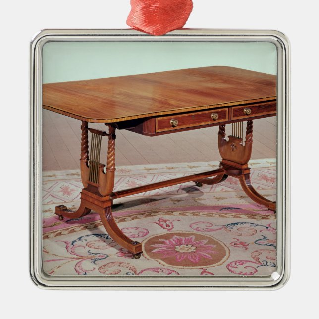 Sofatabelle mit den Harfenbeinen durch Thomas Ornament Aus Metall (Vorne)