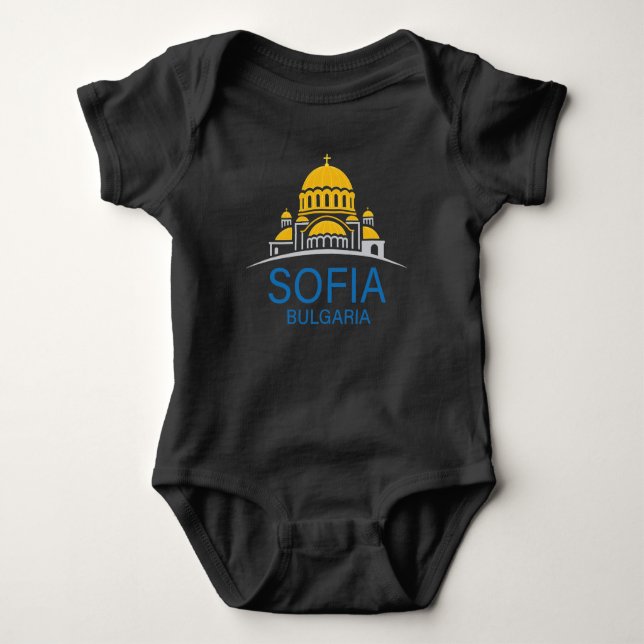 Sofia Bulgaria European Union Baby Strampler (Vorderseite)