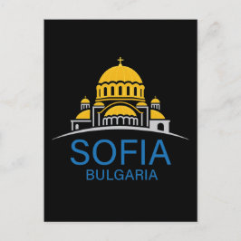 Sofia Bulgaria European Union Postkarte