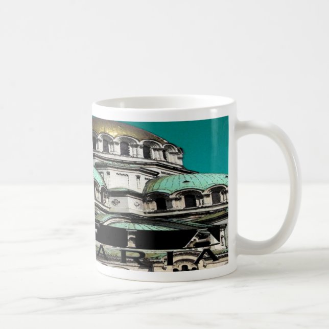 Sofia Bulgaria Souvenir Kaffeetasse (Rechts)