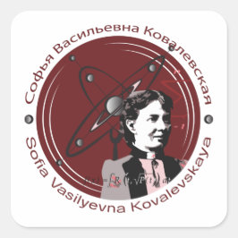 Sofia Kovalevskaya Square Sticker