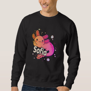 SOFIA - Schöner Mädchenname mit bezauberndem AXOLO Sweatshirt
