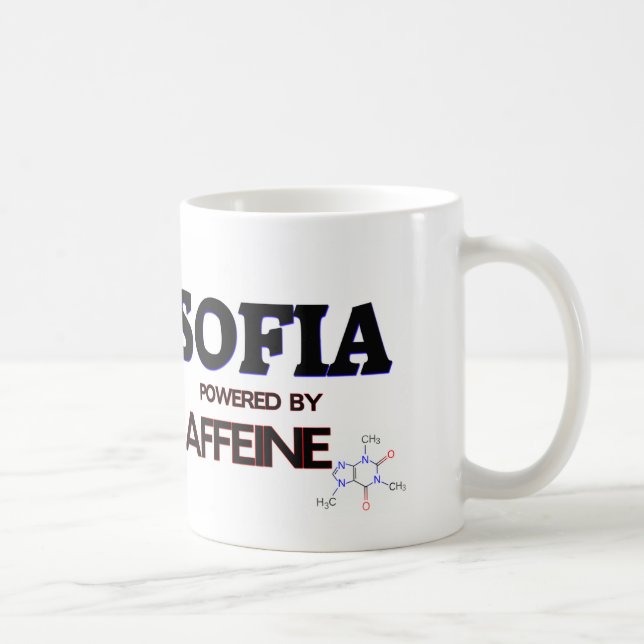 Sofia trieb durch Koffein an Kaffeetasse (Rechts)
