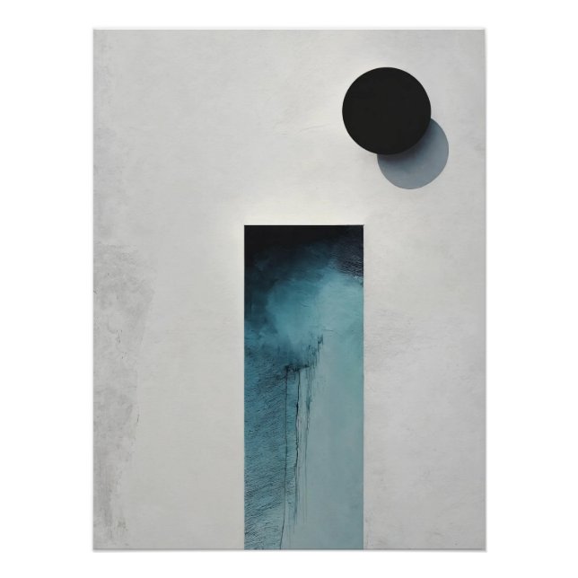 Sofisticado Elegant Minimalistisch  Poster (Vorderseite)
