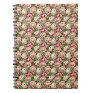 Sofisticated Ranunculus Blumenprint Notizblock