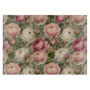 Sofisticated Ranunculus Blumenprint Schneidebrett
