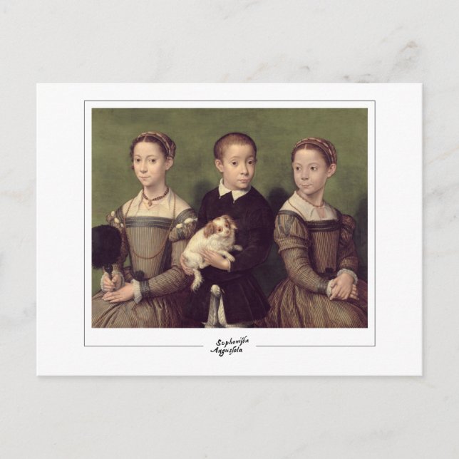 Sofonisba Anguissola #20 - Fine Art Postcard Postkarte (Vorderseite)