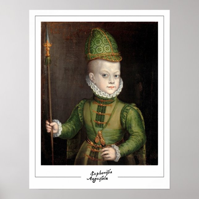 Sofonisba Anguissola Affiche d'art Zedign #21 (Devant)