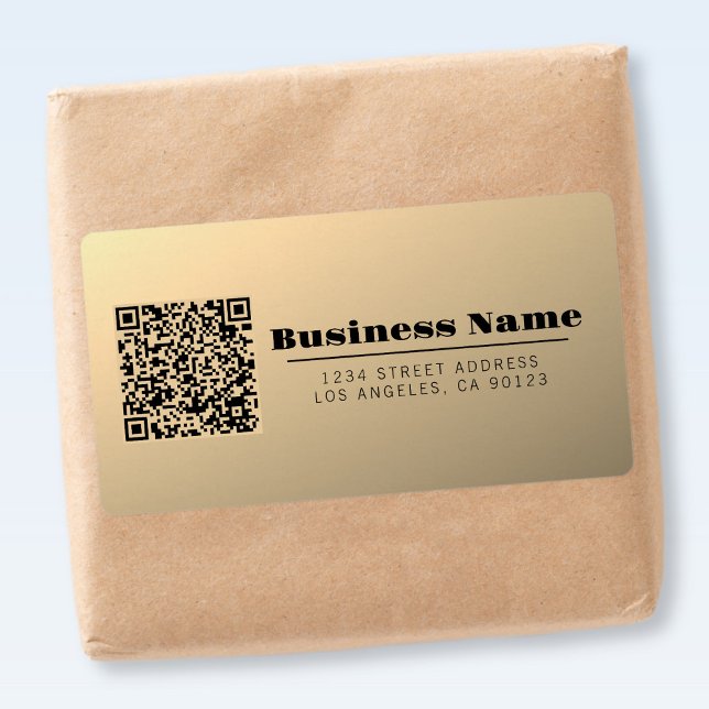 Sofort bearbeitbare QR-Codevorlage | Imitate Gold (Von Creator hochgeladen)