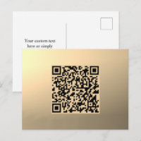 Sofort bearbeitbare QR-Codevorlage | Imitate Gold