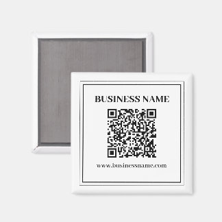 Sofort einen scannbaren QR-Code für Unternehmen er Magnet