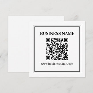 Sofort einen scannbaren QR-Code für Unternehmen er Mitteilungskarte
