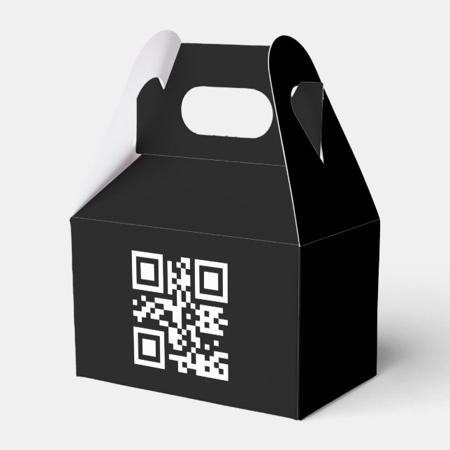 Sofort erstellten QR-Code (durch Eingabe Ihrer URL Geschenkschachtel (Vorderseite)