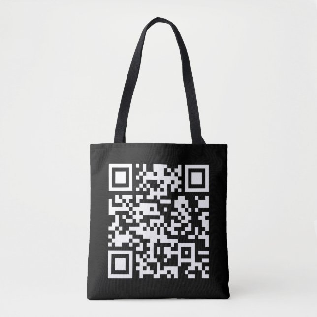 Sofort erstellten QR-Code (durch Eingabe Ihrer URL Tasche (Vorderseite)