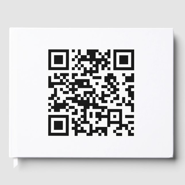 Sofort erstellter QR-Code (durch Eingabe Ihrer URL Gästebuch (Vorderseite)