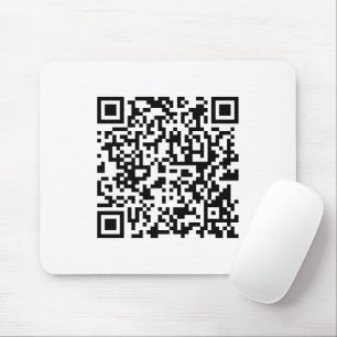 Sofort erstellter QR-Code (durch Eingabe Ihrer URL Mousepad