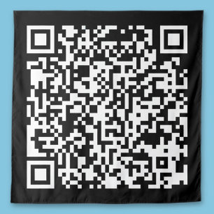 Sofort erstellter QR-Code (durch Eingabe Ihrer URL Wandteppich