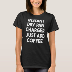 Sofort trockener Pan-Ladegerät einfach Kaffee hinz T-Shirt