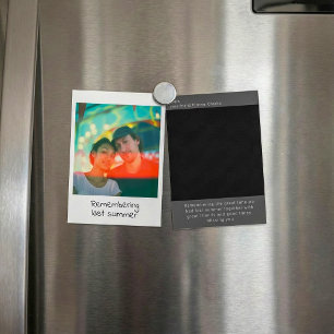 Sofortbild-Retro-Erinnerung Andenken Postkarte