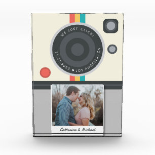 Sofortige Camera Couple Foto Einzigartige Hochzeit