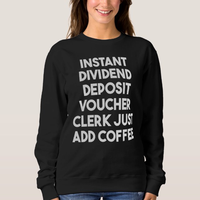 Sofortige Dividendeneinlage Voucher-Mitarbeiter hi Sweatshirt (Vorderseite)