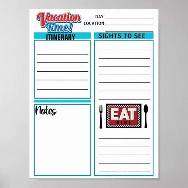 Sofortige Download-Urlaubsreise Poster (Vorne)