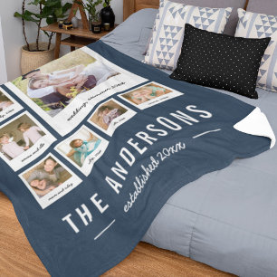 Sofortige Hintergrundfarbe für Fotocollage Fleecedecke