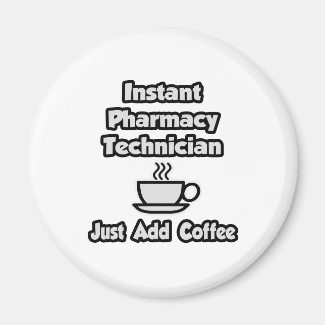 Sofortiger Apotheker .. Fügen Sie Kaffee einfach h Magnet (Vorne)