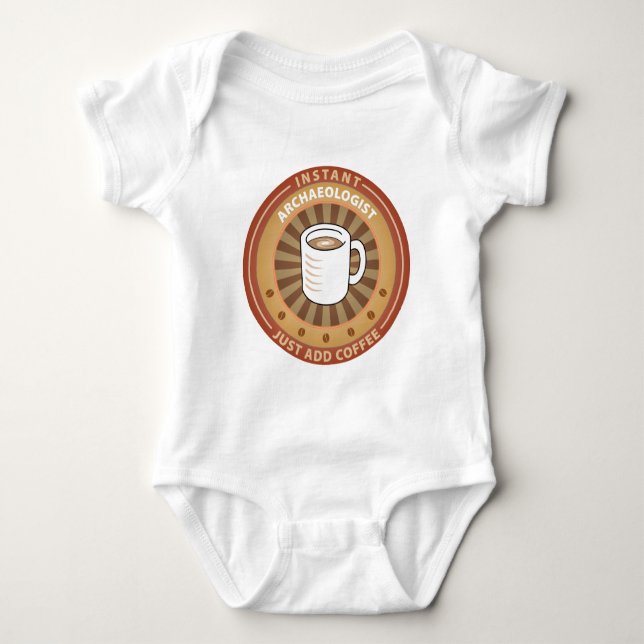 Sofortiger Archäologe Baby Strampler (Vorderseite)