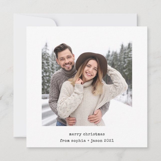 Sofortiger Blick auf Foto | Frohe Weihnachten (Vorderseite)