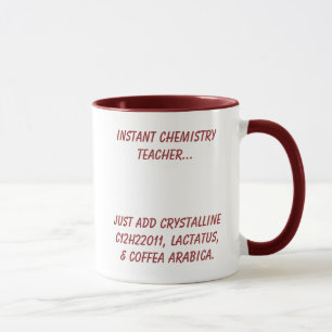 Sofortiger Chemie-Lehrer Tasse