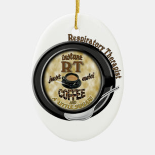SOFORTIGER FUNKTELEGRAFIEatmungstherapeut ADDIEREN Keramik Ornament