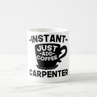 Sofortiger Tischler addieren gerade Kaffee Kaffeetasse