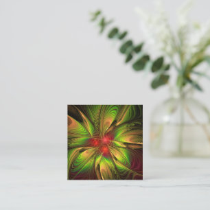 Soft and tenderderness Fraktal Fantasy Blume Begleitkarte
