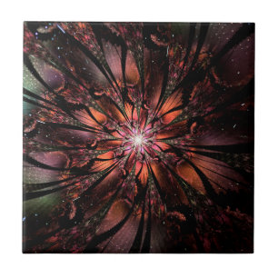 Soft and tenderderness Fraktal Fantasy Blume Fliese
