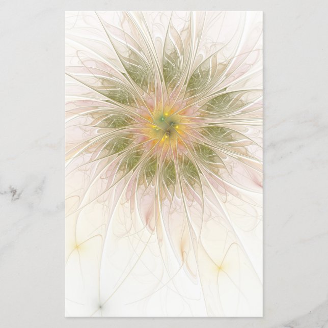 Soft and tenderderness Fraktal Fantasy Blume Flyer (Vorne)