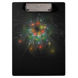 Soft and tenderderness Fraktal Fantasy Blume Klemmbrett