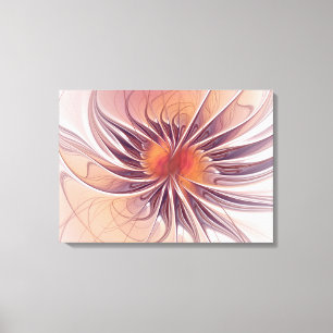 Soft and tenderderness Fraktal Fantasy Blume Leinwanddruck