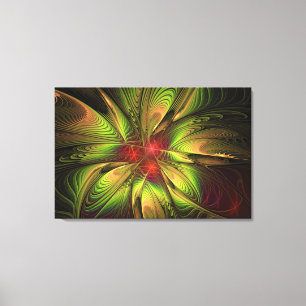 Soft and tenderderness Fraktal Fantasy Blume Leinwanddruck