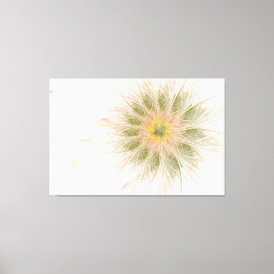 Soft and tenderderness Fraktal Fantasy Blume Leinwanddruck