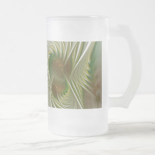 Soft and tenderderness Fraktal Fantasy Blume Mattglas Bierglas