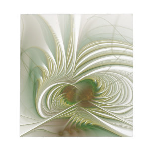 Soft and tenderderness Fraktal Fantasy Blume Notizblock