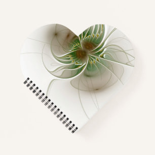 Soft and tenderderness Fraktal Fantasy Blume Notizbuch