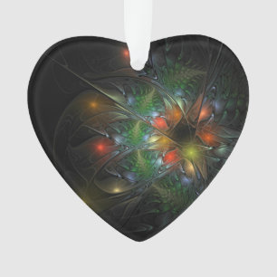 Soft and tenderderness Fraktal Fantasy Blume Ornament