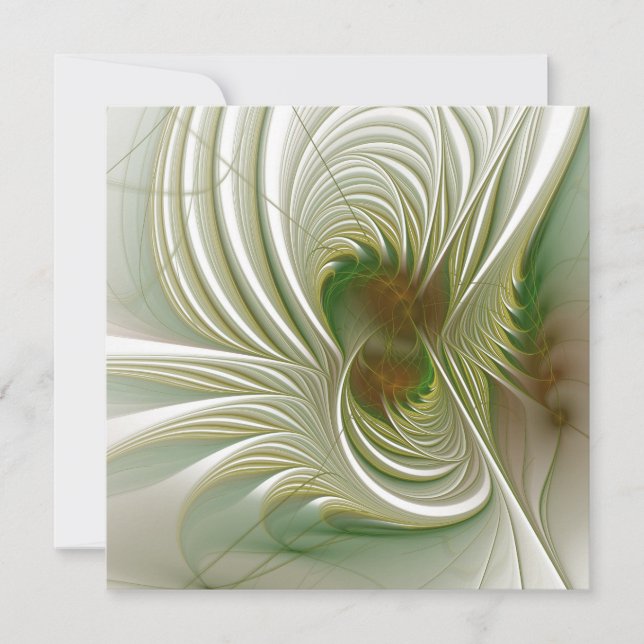 Soft and tenderderness Fraktal Fantasy Blume Save The Date (Vorderseite)
