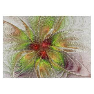 Soft and tenderderness Fraktal Fantasy Blume Schneidebrett